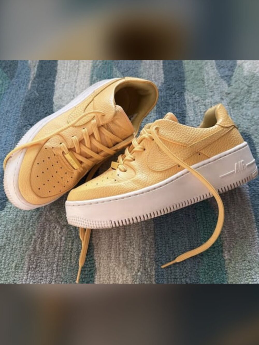 Nike Air Force 1 Sage Low “Topaz Gold” — Women’s Size 7